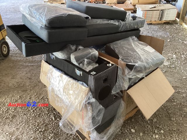 Lot 44-100q - Pallet of Couch Parts - (2) Incomplete Couch Sets 
  E-Commerce Return, A basic inspection has been given to this item. Sold AS-IS.