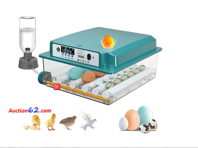 Lot 44-1945o - Incubators for Hatching 16 Eggs, Egg Incubator with Automatic Egg Turning and Humidity Fill, Temperature Control, Incubator with Adjustable ...