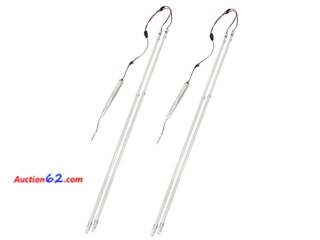 Lot 44-806w - jimwhen 2Pack 3500K Warm Soft kit, 4FT LED Magnetic Mount Retrofit Kit, 24W = 60W Fluorescent Light, Super Bright 3600LM, Recessed Panel and...