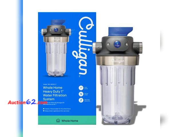 Lot 44-2697f - Culligan WH-HD200-C Whole House Water Filter System 1” Inlet/Outlet – Improve Tap Water Taste, Remove Sediment, Protect Appliances Appears N...