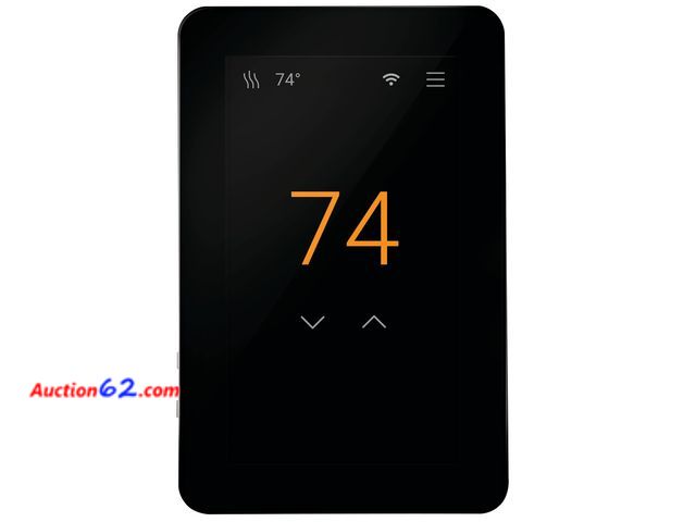 Lot 44-620i - $212.73 Retail price - SunTouch SunStat CommandPlus Touchscreen Programmable Smart Wi-Fi Thermostat for Electric Floor Heating Systems, 4.3"...