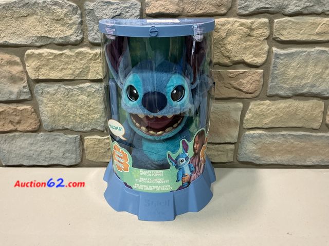 Lot 44-1729 - Spirit Realfx Disney Stitch Puppet, Interactive, Sounds &amp; Actions See All Photo's Not Tested Appears New, A basic inspection has been gi...