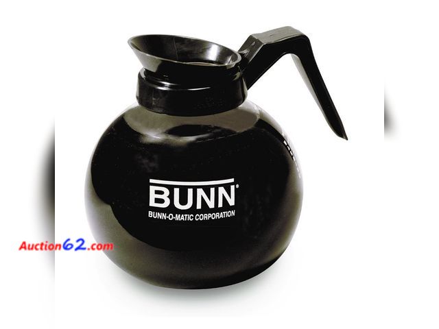 Lot 44-1967i - BUNN 64 Oz Black 12-Cup Coffee Decanter / Case of 3 Not Tested See All Photo's Appears New, A basic inspection has been given to this item. ...