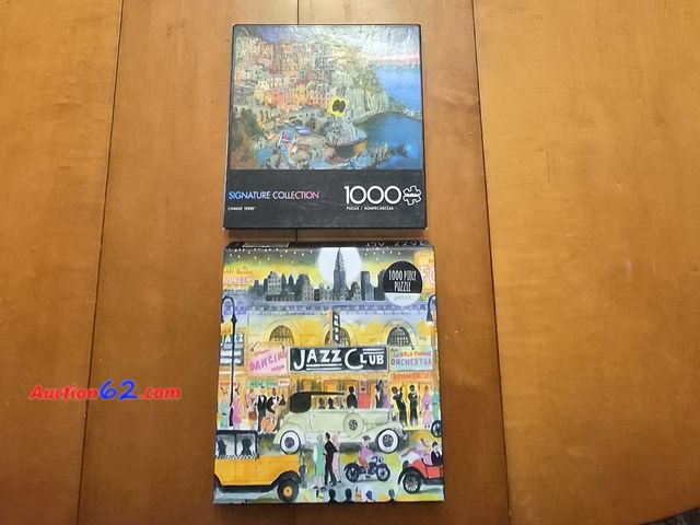 Lot 44-3014f - Lot of 2 Puzzles - Used but in excellent condition - We believe all pieces are there but can not guarantee some might be missing - See Pictu...