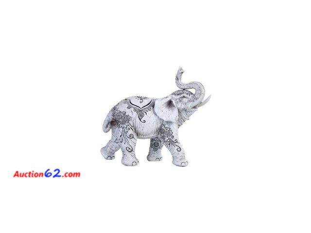 Lot 44-4089f - GSC 88246 7 Inch Elephant Henna White Appears New, A basic inspection has been given to this item. Sold AS-IS.
