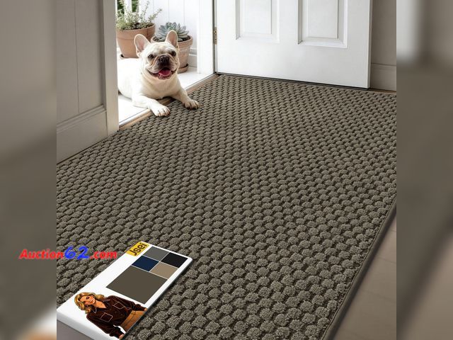 Lot 44-1638e - JSEI Door Mat for Entrance, TPR Non-Slip Backing, 36" x 60", Brown Not Tested See All Photo's Appears New, A basic inspection has been given...