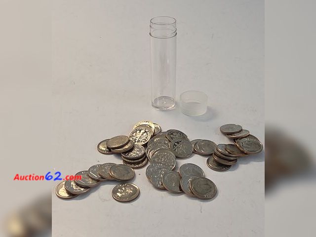 Lot 44-8350p - ROLL OF VARIOUS DATE ROOSEVELT PROOF DIMES. 50 COINS. $5 FACE. -NT