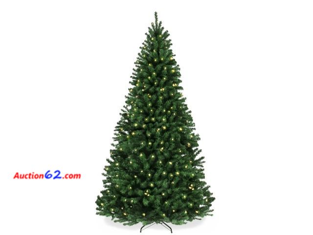 Lot 44-6976w - 6ft Pre-Lit Artificial Green Spruce Christmas Tree, w/Easy Assembly Appears New, A basic inspection has been given to this item. Sold AS-IS.