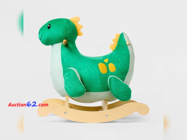 Lot 44-761n - Dinosaur Rocker - Gigglescape™ Not Tested See All Photo's Appears New, A basic inspection has been given to this item. Sold AS-IS. Scratched