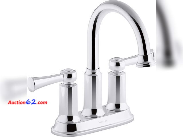 Lot 44-1564b - Kohler R21546-4D-CP Aderlee Bathroom Sink Faucet See All Photo's Not Tested E-Commerce Return, A basic inspection has been given to this ite...