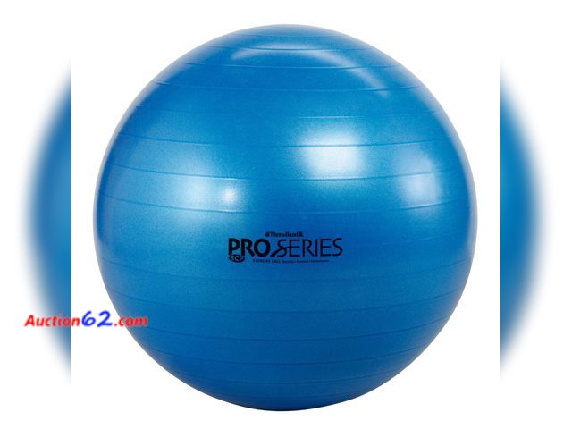 Lot 44-1909e - Theraband 23045 Exercise and Stability Ball for Improved Posture, Balance, Core Fitness, Coordination and Rehab, Blue, 75cm Diameter See All...