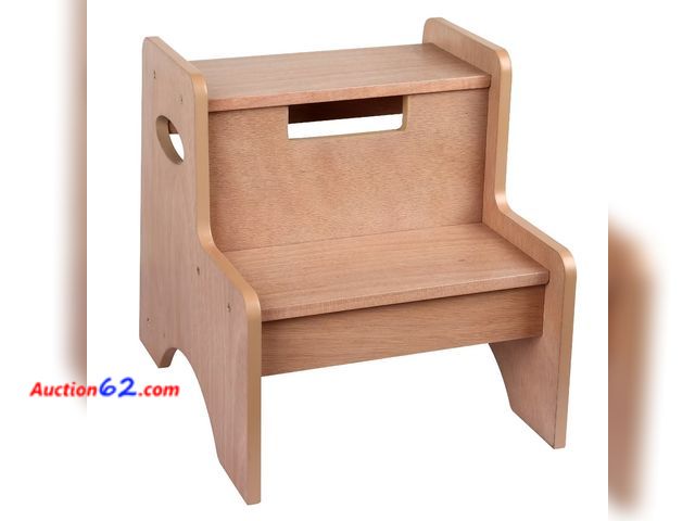 Lot 44-165b - Retail of $32.99-Two Step Stool - WildKin Appears New, A basic inspection has been given to this item. Sold AS-IS.