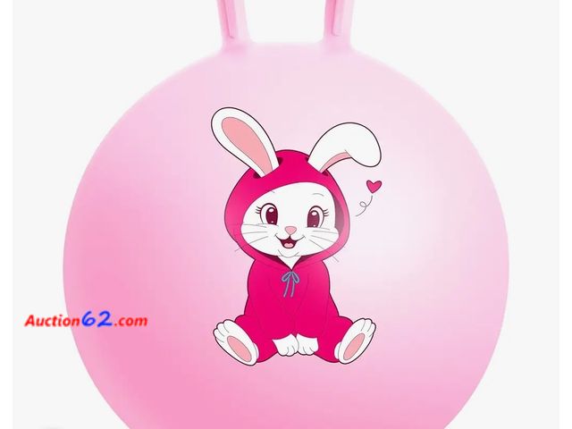 Lot 44-6877p - PlayZap Hopper Balls for Kids 3-8, 18 Inches Bouncy Ball with Handle Appears New, A basic inspection has been given to this item. Sold AS-IS...