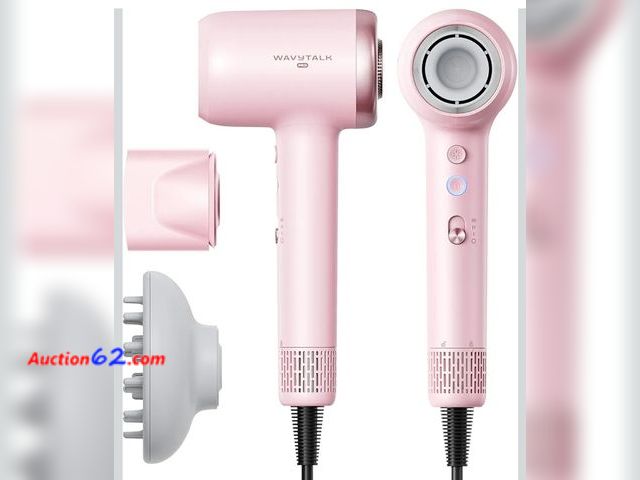 Lot 44-7125i - Hair dryer, Wavytalk turblow pro fast drying blow dryer with diffuser, high-speed hair dryer with 110,000 RPM, pro negative ions for reduces...