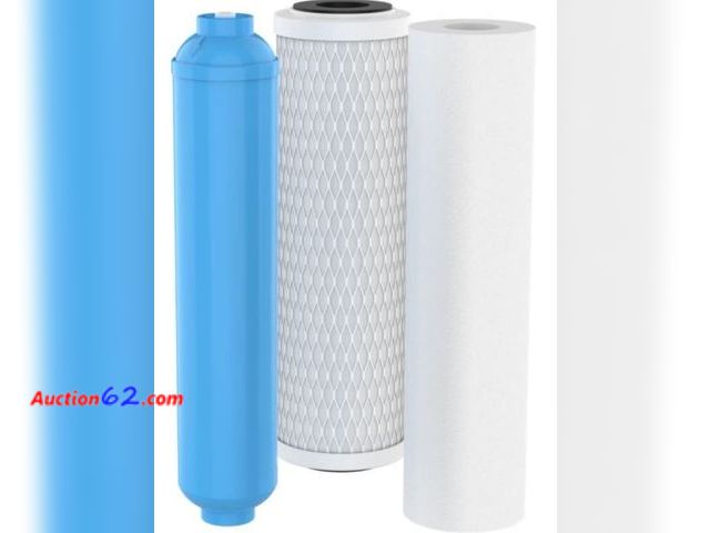 Lot 44-1619p - Pentair OMNIFilter ROR2050 Reverse Osmosis Replacement Cartridge Kit, For Use with OMNIFilter RO2050 Premium Reverse Osmosis Water Filter Sy...