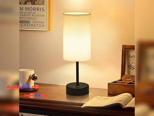 Lot 44-9028r - LED Rechargeable Small Cordless Table Lamp, Touch Control,Low Battery Reminder, 5000mAh Battery Powered Appears New, A basic inspection has ...