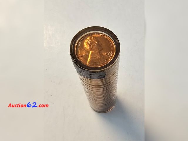 Lot 44-8311r - BRILLIANT UNCIRCULATED ROLL OF 1955-S WHEAT CENTS. MINTED IN SAN FRANCISCO.-NT