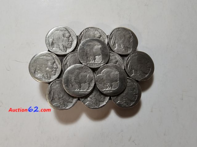 Lot 44-8351i - CRAZY BUFFALO NICKEL BELT BUCKLE-T