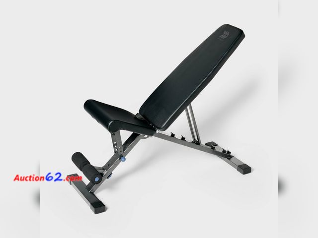 Lot 44-611j - $100 Retail price - Adjustable Weight Bench - All in Motionâ„¢: Iron Frame, Faux Leather Seat, 400lb Capacity
 Not Tested See All Photo's Ap...