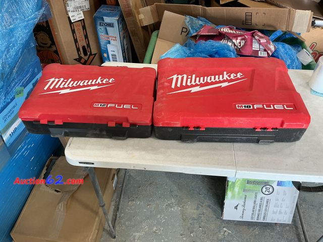 Lot 44-1149o - Lot of (2) Milwaukee Took Cases- Seller States tested &amp; working- Not Tested By Auction62 Used See All Photo's