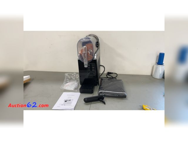 Lot 44-1998j - Not Tested- Sold As Is- $249 Retail price - ERRUVIA Slushie Machine No Ice Needed,noise reduction slushy machine with dust cover,6 Preset Pr...