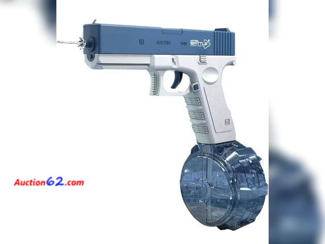 Lot 44-7419r - Lot of (2) Electric water gun, powerful water gun large capacity squirt guns for adults and kids   Appears New, A basic inspection has been ...