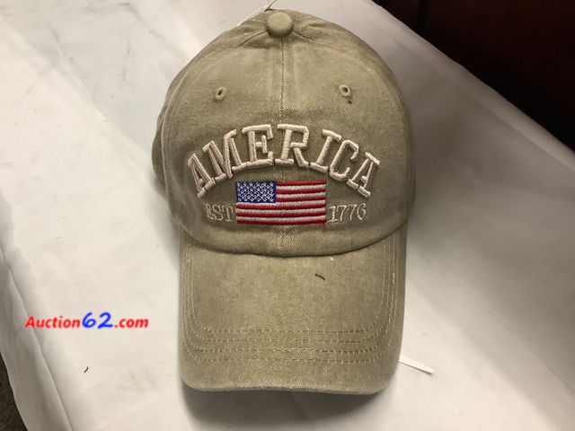 Lot 44-6008a - America’s 250 Anniversary Cap, 1776, Tan Appears New, A basic inspection has been given to this item. Sold AS-IS. See All Photo's
