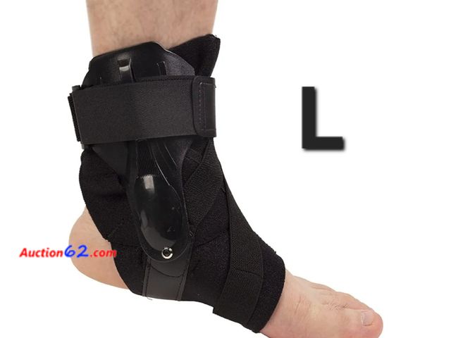 Lot 44-6816g - Large Wisexplorer Ankle Brace, Sprained Ankle Support with Side Splint Stabilizers for Heel Pain Relief and Injury Recovery, Foot Ankle Wrap...
