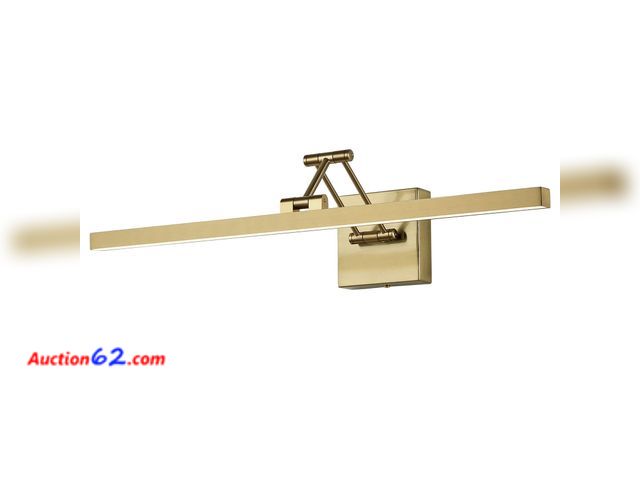 Lot 44-1541o - Pasoar LED Brass Hard-Wired Connection Gallery Picture Light for Paintings Gold Lighting Fixtures Dimmable Modern LED Picture Lights Artwork...