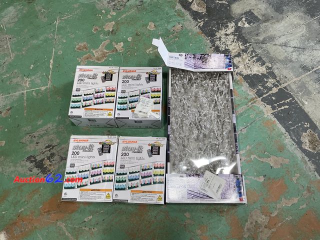 Lot 44-1596b - Sylvania Stay-lit LED Mini Lights, 200 count - ColAction, Remote See All Photo's Not Tested E-Commerce Return, A basic inspection has been g...