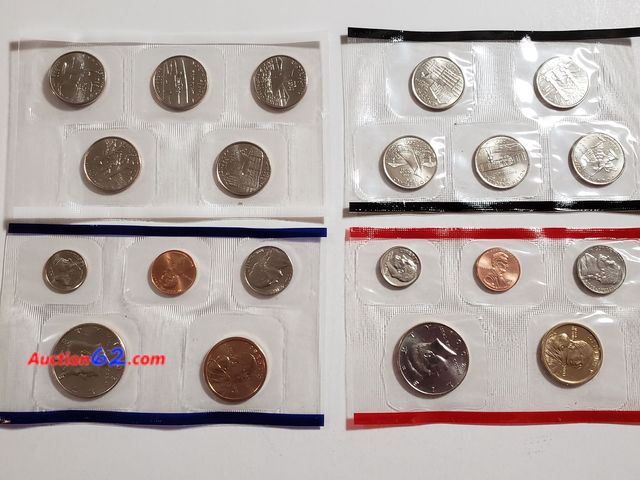 Lot 44-8522i - HUGE 20 COIN SET 2001 UNITED STATES MINT SET W/SACAGWEA DOLLARS, KENNEDY HALVES, STATE QUARTERS-NEW YORK, NORTH CAROLINA, RHODE ISLAND, VERM...