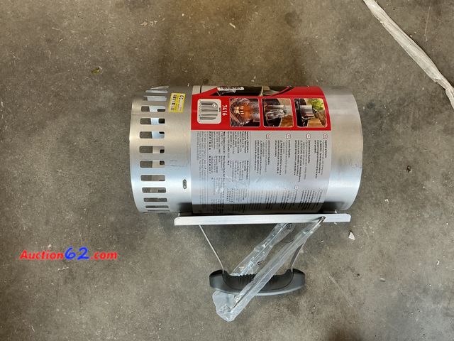 Lot 44-111f - Weber 7416 Rapidfire Chimney Starter E-Commerce Return, A basic inspection has been given to this item. Sold AS-IS. See All Photo's Dented
