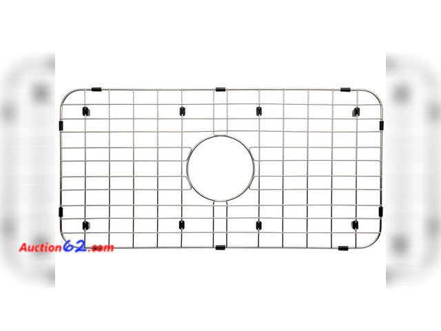 Lot 44-257 - Serene Valley 25-1/8" x 12-7/8" Sink Grid, Centered Drain with Corner Radius 1-1/2", NLW2513C Appears New, A basic inspection has been given...