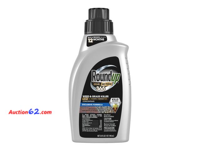 Lot 44-700 - Roundup Dual Action 365 Weed &amp; Grass Killer + 12 Mo. Preventer Concentrate See All Photo's Not Tested Appears New, A basic inspection ha...