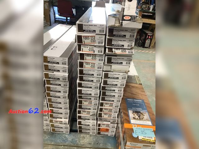 Lot 44-26e - Lot of (35) Total Retail $1,625- Total 1,260 Sq. Ft.- Walnut Ember Java 4 MIL x 6 in. W x 36 in. L Peel and Stick Water Resistant Luxury Vin...