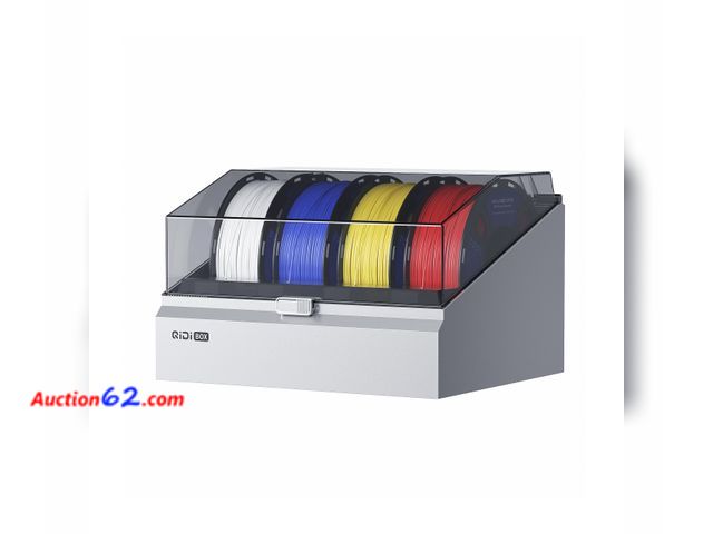 Lot 44-1829n - $299 Retail price - QIDI Box Multi-Color 3D Printing System for QIDI PLUS4 3D Printer, Active Drying (65°C), NFC Intelligent Recognition and...