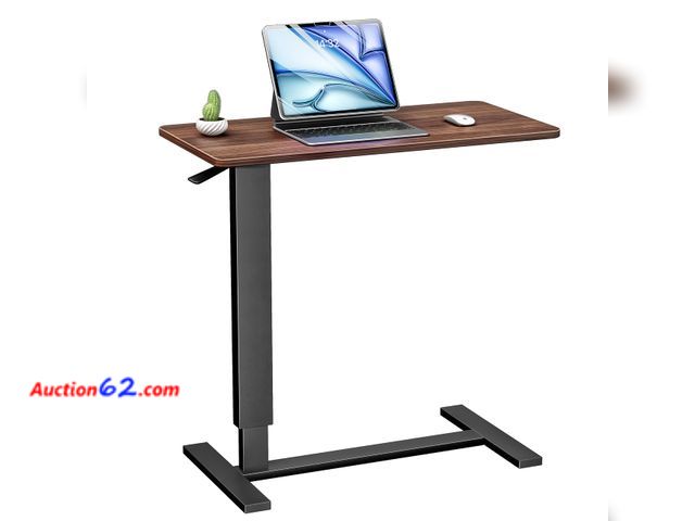 Lot 44-918 - $75.99 Retail price - Epachois Adjustable Overbed Bedside Table with Wheels, Hospital Bed Table Extra-large 31.1" x 15.3",Tray Table for Hom...