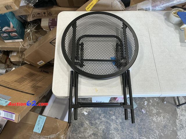 Lot 44-1167p - Retail value $40- 18" Metal Mesh Patio Accent Table - Room Essentials Appears New, A basic inspection has been given to this item. Sold AS-I...