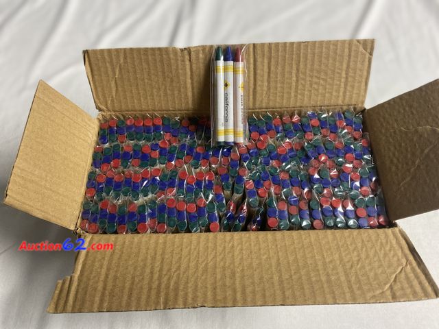 Lot 44-2100f - New. Box of 3 pack crayons. Contains 120 packs. See photos. Appears New, A basic inspection has been given to this item. Sold AS-IS. See All...