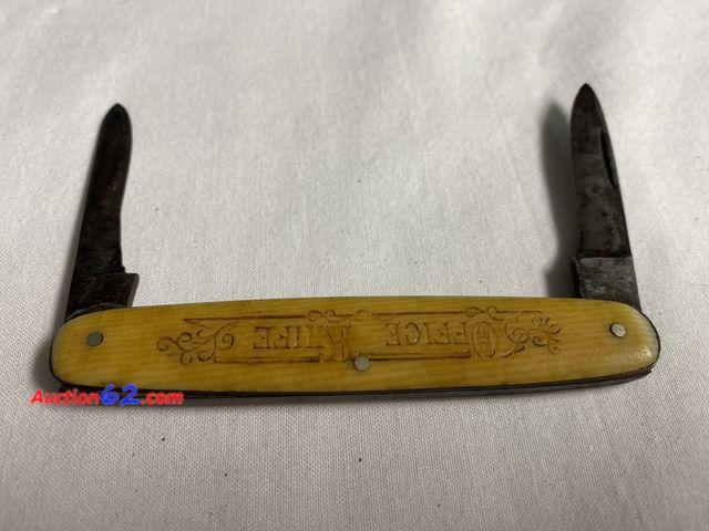 Lot 44-2028o - Vintage used office knife, Miller Bros. USA pocket knife. See photos. Used See All Photo's Added today