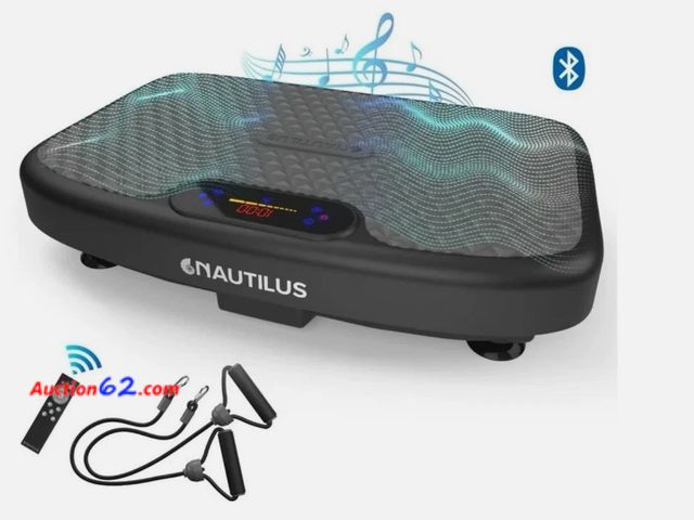 Lot 44-4106f - $150 Retail price - Nautilus VibraTone Pro Series Fitness Vibration Board, Muscle Tone, Balance, Flexibility, 120 Speed Settings, Bluetooth ...