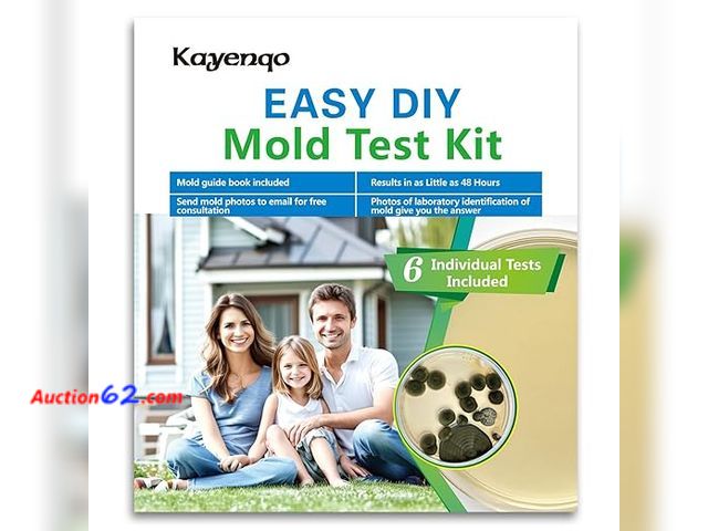 Lot 44-9102o - Retail of $26.99- Mold Test Kit for Home - 6 Simple Detection Tests,Test HVAC System,Home Surfaces,&amp;Indoor Air Quality Testing Kits,DIY ...