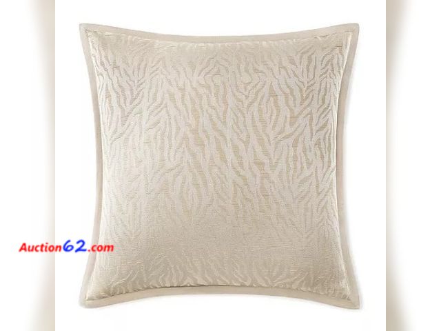 Lot 44-4001a - Fieldcrest Abstracted Zebra Euro Sham, One Size, Beige See All Photo's Not Tested Appears New, A basic inspection has been given to this ite...