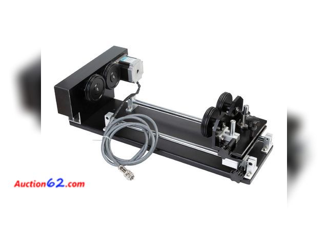 Lot 44-2901e - $275.99 Retail price - Cloudray Co2 Laser Rotary Attachment Rotary Axis 2 Axis CNC Laser Rotary Attachment with Nema 23 2-Phase Stepper Moto...