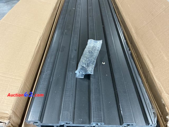 Lot 44-372M - AQOVOR 4x8 FT Slat Wall Paneling Wall Storage Systems with 14 Hooks (Black) See All Photo's E-Commerce Return, A basic inspection has been g...