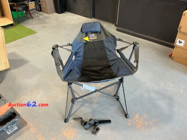 Lot 44-512e - Tommy Bahama Swing Hammock Camping Chair with Carry Bag E-Commerce Return, A basic inspection has been given to this item. Sold AS-IS. See A...