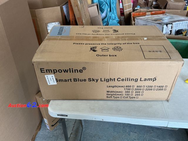 Lot 44-1112o - $85 Retail price - Empowline Smart Blue Sky Light Ceiling Lamp See All Photo's Not Tested Appears New, A basic inspection has been given to ...