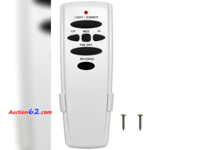 Lot 44-706 - CENMING Replacement Remote for Hampton Bay Hunter Ceiling Fan Remote Control, w/Reverse Light Dimmer 3-Speed Wall Mount 303.9MHz,for UC7078T...