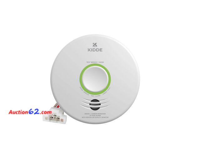 Lot 44-4031b - $90 Retail value- Smoke + Carbon Monoxide Alarm With Indoor Air Quality Monitor 1. Appears New, A basic inspection has been given to this it...