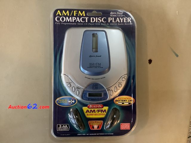 Lot 44-4028m - Lot of (1) AM/FM Compact Disc Player. Appears New, A basic inspection has been given to this item. Sold AS-IS. See All Photo's Never opened,...